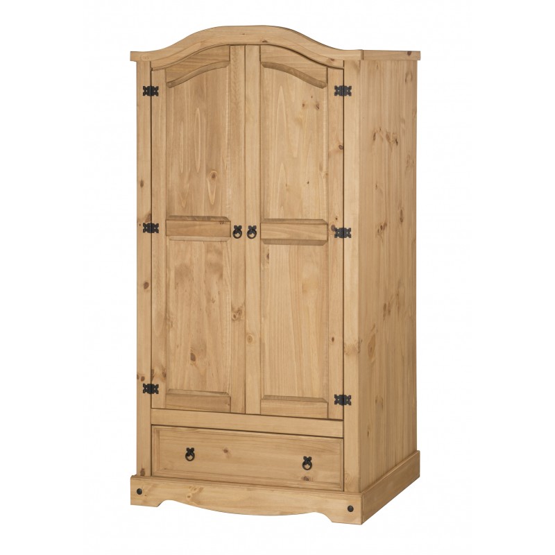 Corona 2 Door 1 Drawer Wardrobe
